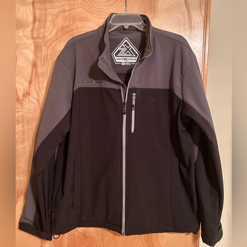 ZeroXposur Men's Black and Gray XL Jacket